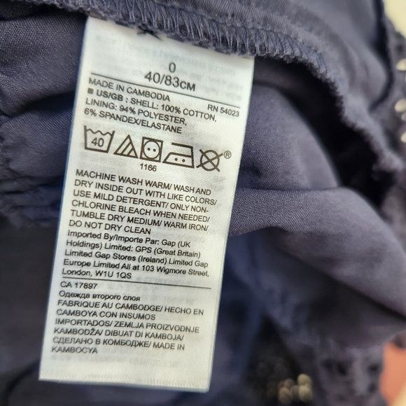 BANANA REPUBLIC Women’s Dress Size 0 Tiered Cottagecore Romantic Maxi Eyelets - Picture 5 of 13